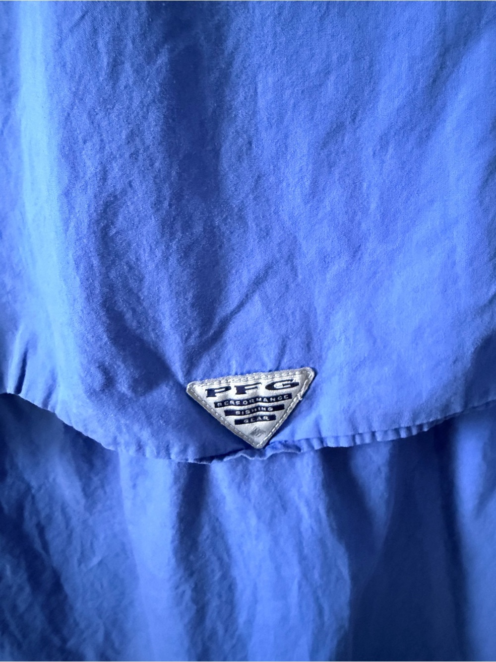 Columbia PFG Bonehead Fishing Shirt Blue Mens Size L Vented Outdoors - Picture 5 of 5
